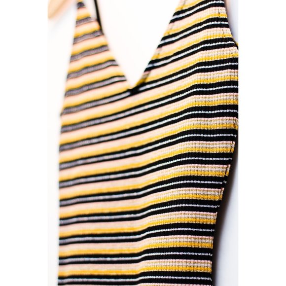 TOPSHOP STRIPED BODYCON DRESS - Picture 8 of 8